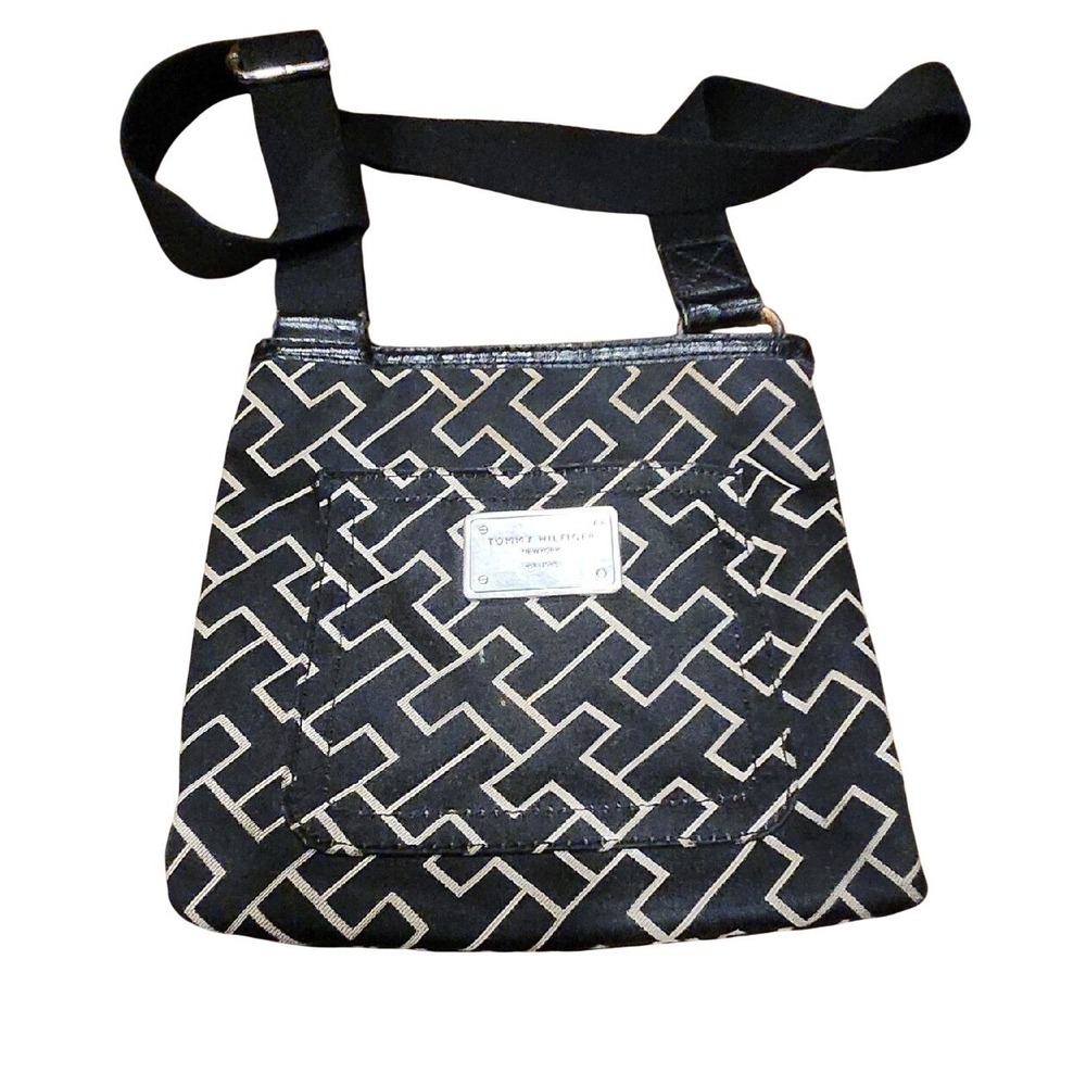 TOMMY HILLFIGER BAG WOMENS NEW YORK EST. 1985 SMALL SHOULDER VINTAGE ADJUSTABLE